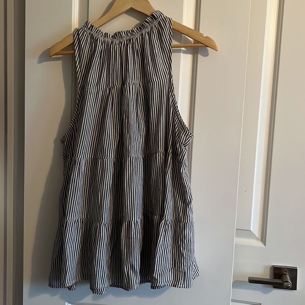 Andree by unit pinstripe halter top - NWOT